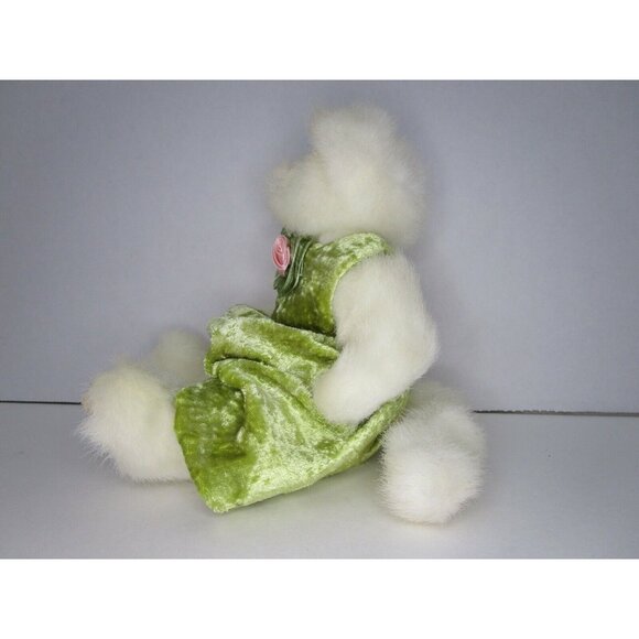 TY Beanie Babies Attic Treasures Jointed Cat Kitten Green One-Piece Outfit 1993 - Picture 5 of 7